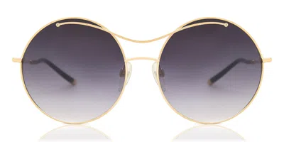 Ana Hickmann Ah3171 04a Occhiali Da Sole Oro Per Donna In Burgundy