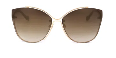 Ana Hickmann Ah3175 04a Women's Sunglasses Gold Size 63