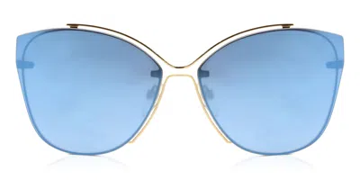 Ana Hickmann Ah3175 04b Women's Sunglasses Gold Size 63