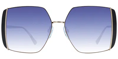 Ana Hickmann Ah3189 09a Occhiali Da Sole Oro Per Donna In Gold