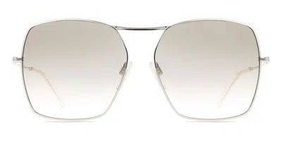 Ana Hickmann Ah3193 03a Occhiali Da Sole Argentati Per Donna In Green