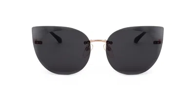 Ana Hickmann Ah3202 05a Women's Sunglasses Black Size 63