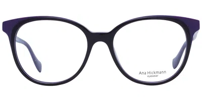 Ana Hickmann Ah6348 Women's Glasses, Purple, Size 51
