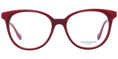 Ana Hickmann Ah6348 Women's Glasses, Red, Size 51