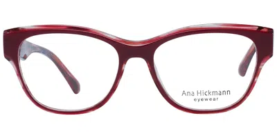 Ana Hickmann Ah6472 H03 Occhiali Da Vista Rossi Per Uomo (solo Montatura)