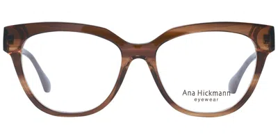 Ana Hickmann Ah6491 E03 Occhiali Da Vista Marroni Per Uomo (solo Montatura)