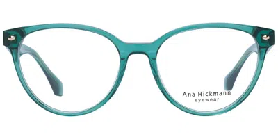 Ana Hickmann Ah6509 T01 Occhiali Da Vista Verdi Per Donna (solo Montatura)
