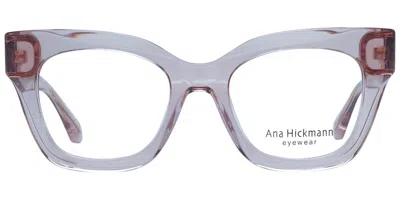 Ana Hickmann Ah6523 T02 Occhiali Da Vista Rosa Per Donna (solo Montatura) In Pink