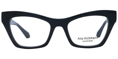 Ana Hickmann Ah6529 A01 Women's Glasses Black Size 51 - Free Lenses - Blue Light Block Available