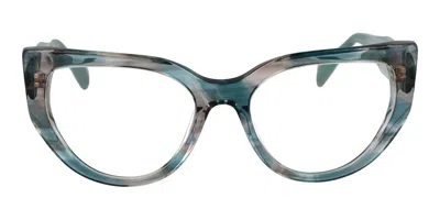 Ana Hickmann Ah6560g E02 Women's Glasses Blue Size 53 - Free Lenses - Blue Light Block Available In Multi
