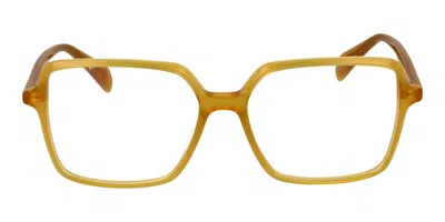Ana Hickmann Ah6613 T01 Women's Glasses Yellow Size 54 - Free Lenses - Blue Light Block Available In Burgundy