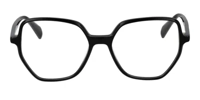Ana Hickmann Ah6614 A01 Women's Glasses Black Size 53 - Free Lenses - Blue Light Block Available