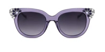 Ana Hickmann Ah9243 T03 Women's Sunglasses Purple Size 50