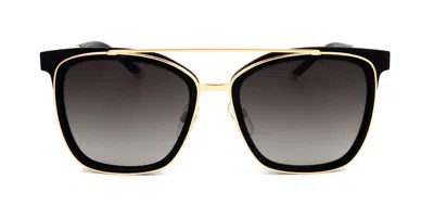 Ana Hickmann Ah9247 A01 Occhiali Da Sole Neri Per Donna In Burgundy