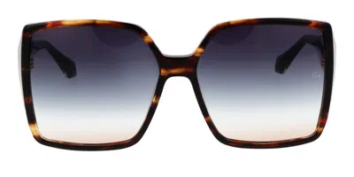 Ana Hickmann Ah9427 E01 Women's Sunglasses Tortoiseshell Size 62 In Black