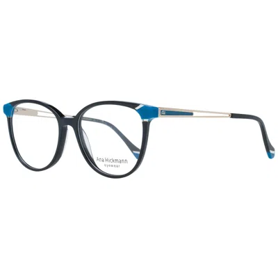 Ana Hickmann Black Women Optical Frames In Blue