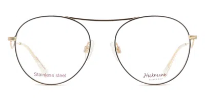 Ana Hickmann Hi1101 Women's Glasses, Gold, Size 51 In Multi