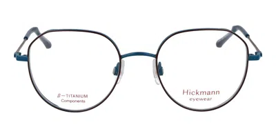 Ana Hickmann Hi1247t 06a Women's Glasses Blue Size 50 - Free Lenses - Blue Light Block Available In Dark Brown,blue