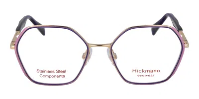 Ana Hickmann Hi1259 H01 Women's Glasses Gold Size 53 - Free Lenses - Blue Light Block Available In Multi