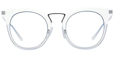 Ana Hickmann Hi3038 D01 Women's Sunglasses White Size 50