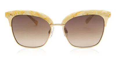 Ana Hickmann Hi3051 G22 Women's Sunglasses Gold Size 53