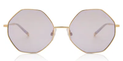 Ana Hickmann Hi3055 04f Women's Sunglasses Gold Size 57