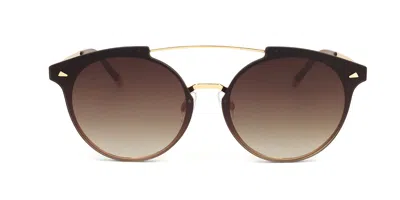 Ana Hickmann Hi3060 04f Women's Sunglasses Brown Size 68