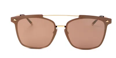 Ana Hickmann Hi3061 04f Women's Sunglasses Brown Size 70 In Gold