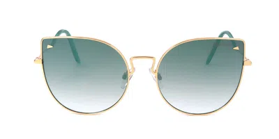 Ana Hickmann Hi3063 04b Women's Sunglasses Gold Size 57