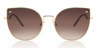 Ana Hickmann Hi3063 04c Women's Sunglasses Gold Size 57