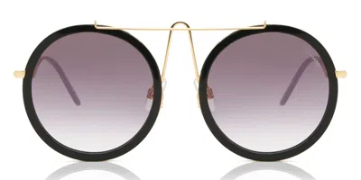 Ana Hickmann Hi3069 A02 Women's Sunglasses Gold Size 55 In Multi