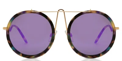 Ana Hickmann Hi3069 G23 Women's Sunglasses Tortoiseshell Size 55