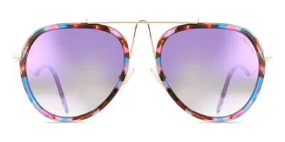 Ana Hickmann Hi3070 G22 Women's Sunglasses Tortoiseshell Size 58