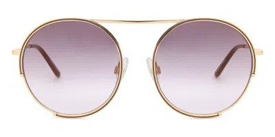 Ana Hickmann Hi3082 01a Women's Sunglasses Gold Size 54