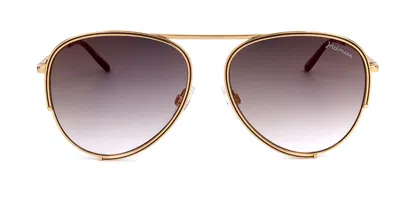 Ana Hickmann Hi3083 01a Women's Sunglasses Gold Size 58
