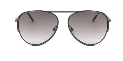 Ana Hickmann Hi3083 09a Women's Sunglasses Gunmetal Size 58 In Gray