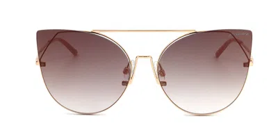Ana Hickmann Hi3087 04b Women's Sunglasses Gold Size 59