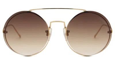 Ana Hickmann Hi3090 04c Women's Sunglasses Gold Size 54