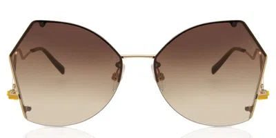 Ana Hickmann Hi3094 04b Women's Sunglasses Gold Size 61