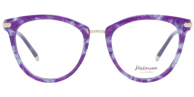 Ana Hickmann Hi6090 Women's Glasses, Purple, Size 51