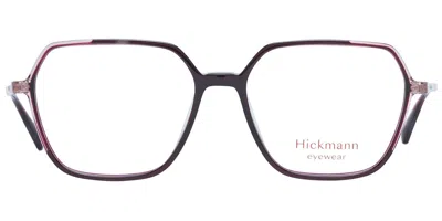 Ana Hickmann Hi6215 Women's Glasses, Burgundy, Size 53