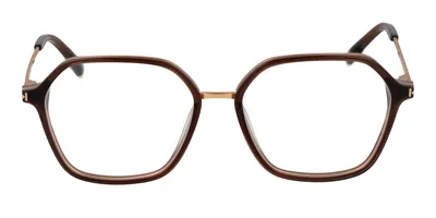 Ana Hickmann Hi6254 T02 Occhiali Da Vista Marroni Per Uomo (solo Montatura)