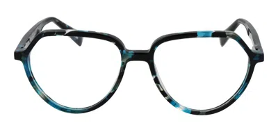 Ana Hickmann Hi6277 G21 Occhiali Da Vista Blu Per Uomo (solo Montatura)