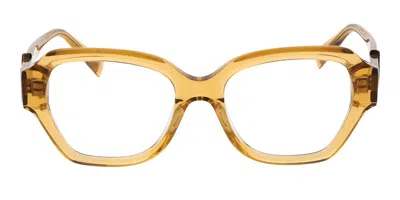 Ana Hickmann Hi6296 T01 Occhiali Da Vista Gialli Per Donna (solo Montatura)