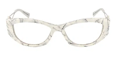 Ana Hickmann Hi6299 G21 Occhiali Da Vista Bianchi Per Donna (solo Montatura) In White