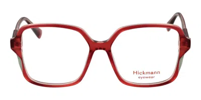 Ana Hickmann Hi6306 H02 Women's Glasses Red Size 53 - Free Lenses - Blue Light Block Available