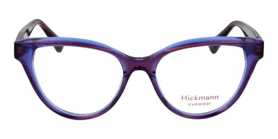 Ana Hickmann Hi6355 H02 Women's Glasses Blue Size 51 - Free Lenses - Blue Light Block Available