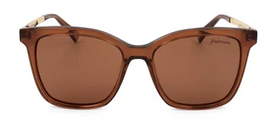 Ana Hickmann Hi9057 T01 Men's Sunglasses Brown Size 53