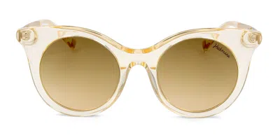 Ana Hickmann Hi9063 T02 Women's Sunglasses Yellow Size 49