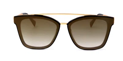 Ana Hickmann Hi9081 A01s Women's Sunglasses Gold Size 66 In Multi